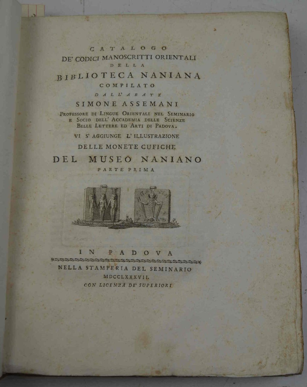 Catalogo de' codici manoscritti della Biblioteca Naniana... vi s'aggiunge l'illustrazione …