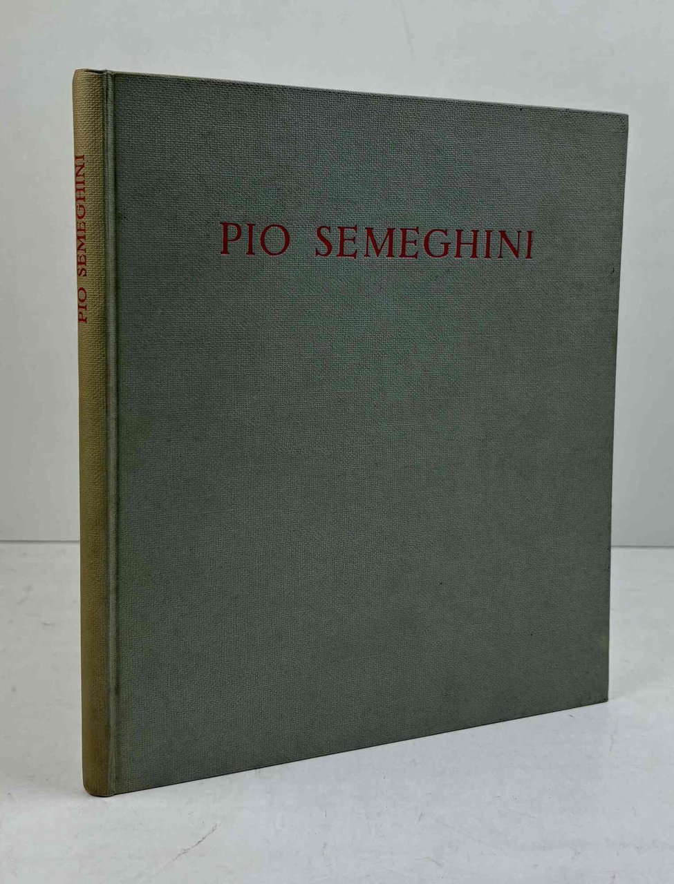 Catalogo della mostra di Pio Semeghini.