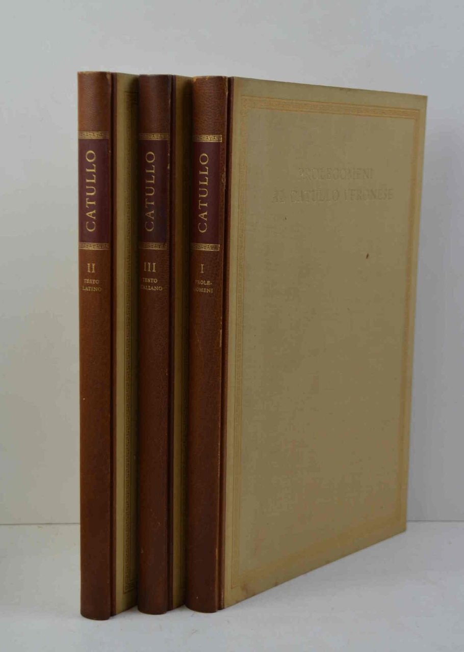Catullo veronese. Prolegomeni - liber - libro.