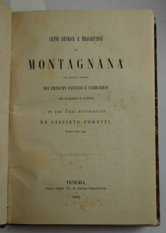 Cenni storici e descrittivi di Montagnana con alcune notizie dei …