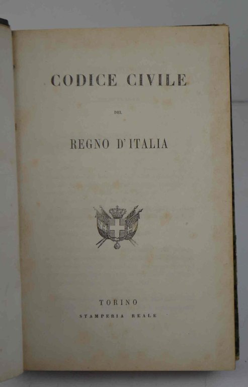 Codice civile del Regno d'Italia.