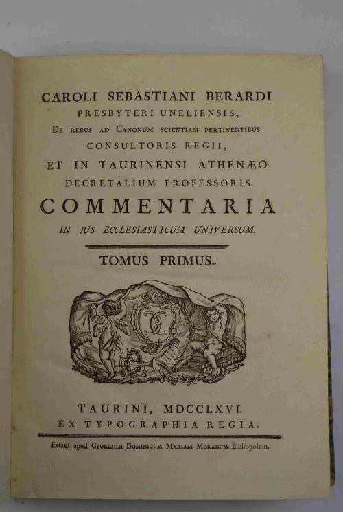 Commentaria in jus ecclesiasticum universum…
