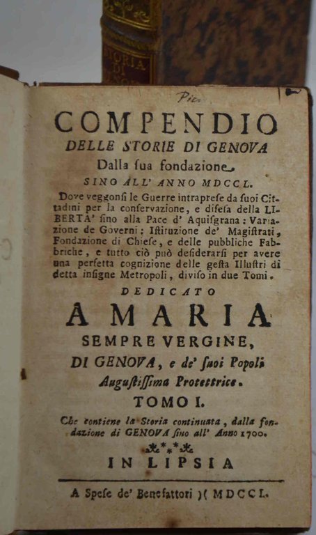 Compendio delle storie di Genova dalla sua fondazione sino all'anno …