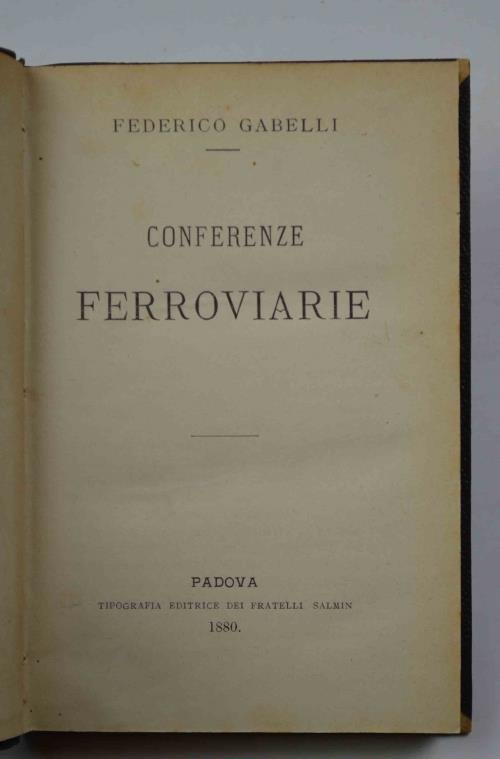 Conferenze ferroviarie.