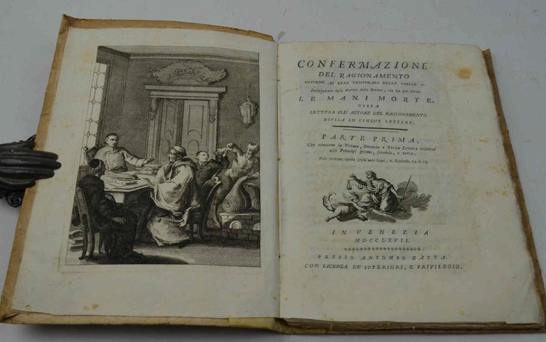 Confermazione del ragionamento intorno ai beni temporali delle chiese. Indirizzata … | Immagine Gallery 1