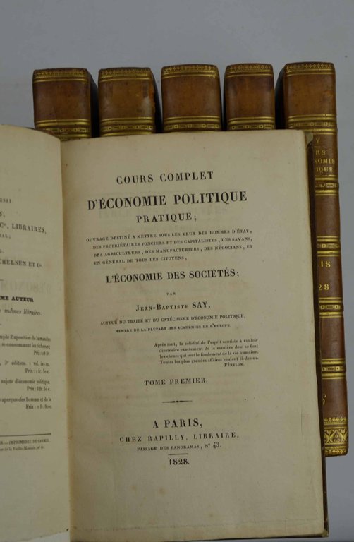 Cours complet d'économie politique pratique; ouvrage destiné à mettre sous … | Immagine Gallery 6