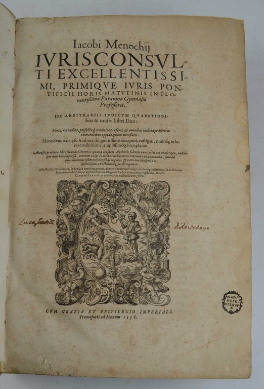 De arbitrariis iudicum quaestionibus et causis, Libri duo.