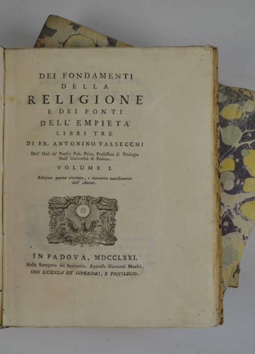 Dei fondamenti della religione e dei fonti dell'empietà libri tre