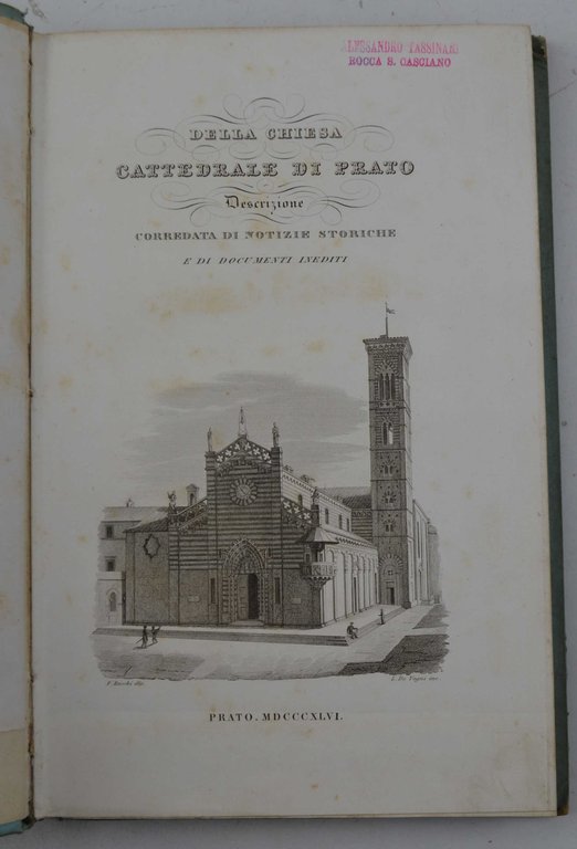 Della chiesa cattedrale di Prato. Descrizione corredata di notizie storiche … | Immagine Gallery 1