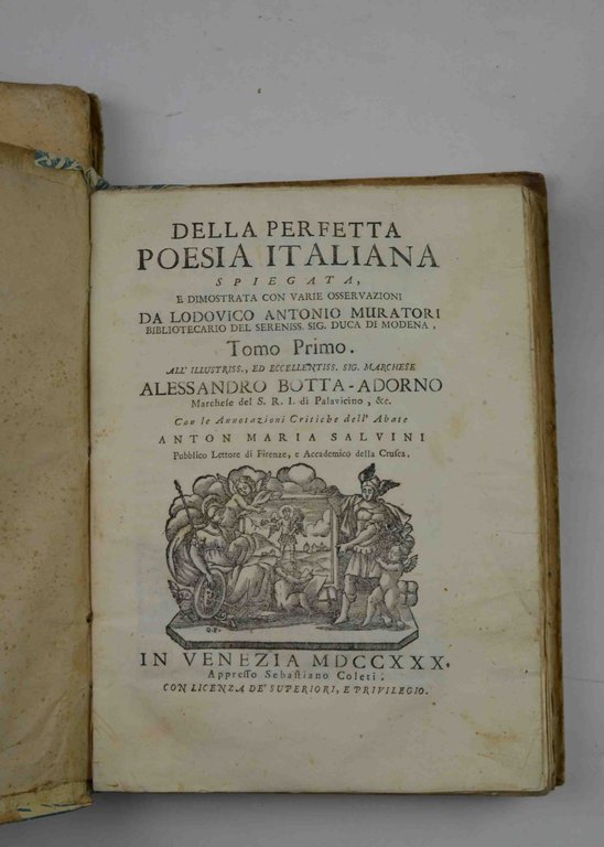 Della perfetta poesia italiana spiegata e dimostrata con varie osservazioni... …