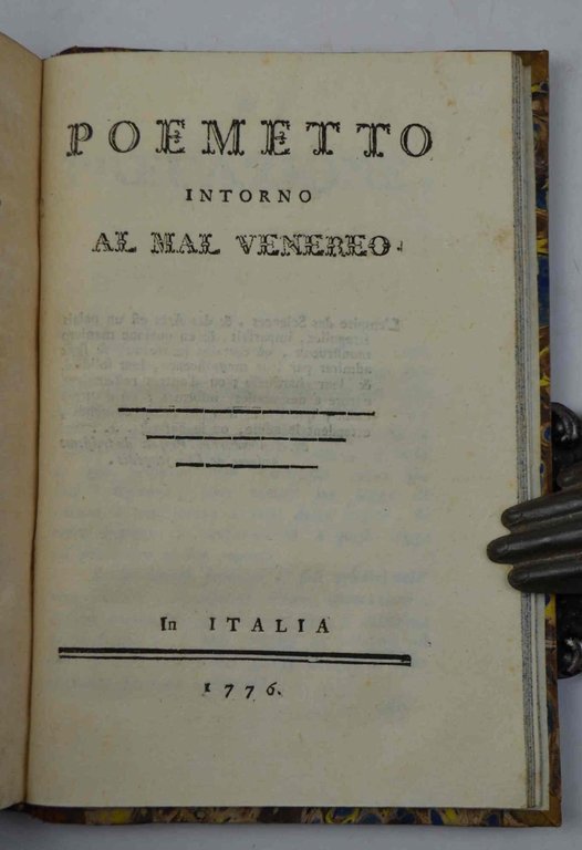Della Sifilide ovvero del Morbo Gallico Libri III. volgarizzati da …