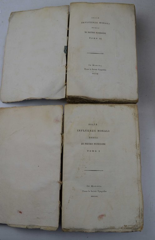 Delle influenze morali…