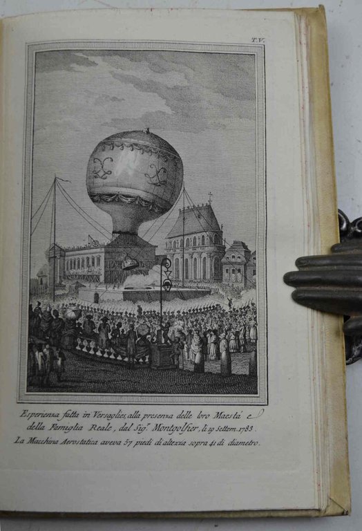 Descrizione delle esperienze della macchina aerostatica dei Signori di Montgolfier …