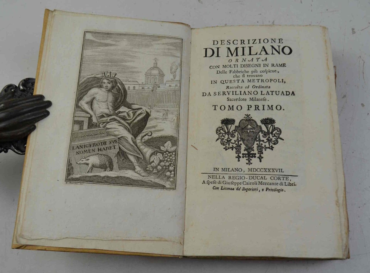 Descrizione di Milano ornata con molti disegni in rame delle …