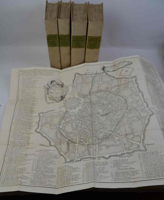 Descrizione di Milano ornata con molti disegni in rame delle …