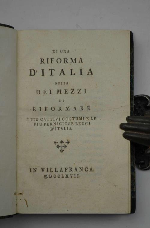 Di una riforma d'Italia ossia dei mezzi di riformare i … | Immagine Gallery 3