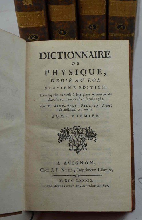 Dictionnaire de physique... neuvieme édition...