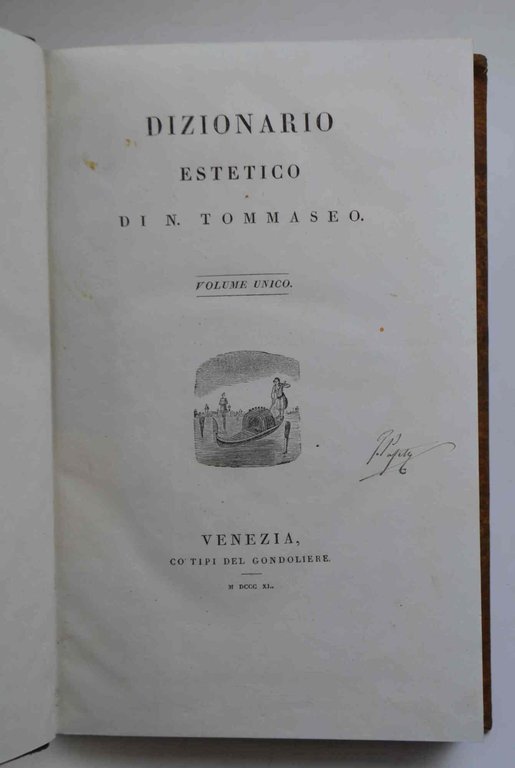 Dizionario estetico.