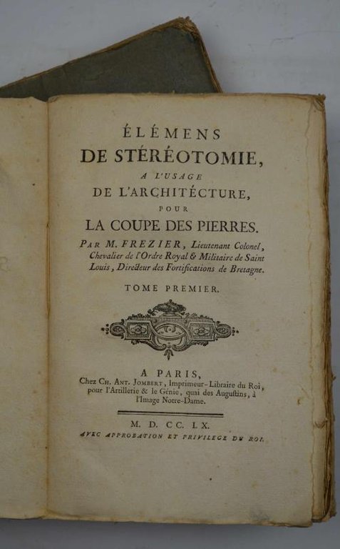 Élémens de stéréotomie, à l'usage de l'architecture, pour la coupe … | Immagine Gallery 2