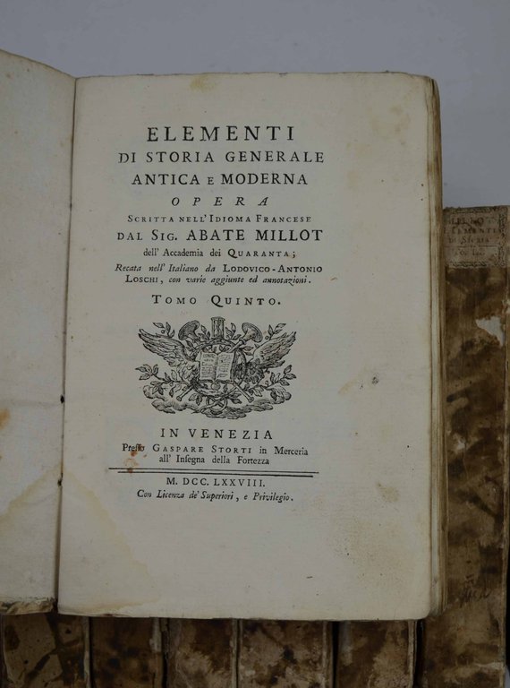 Elementi di storia generale antica e moderna… recata nell'Italiano da … | Immagine Gallery 6