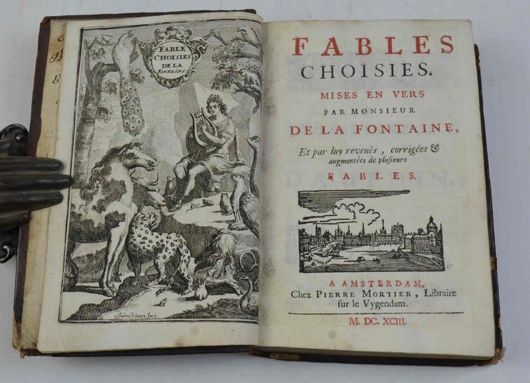 Fables choisies mises en vers, par Mr De La Fontaine, …