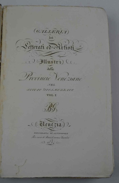 Galleria dei Letterati ed Artisti illustri delle Provincie Veneziane nel …