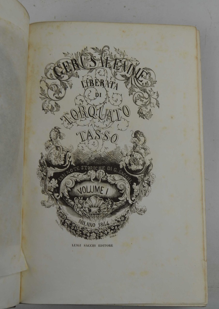 Gerusalemme liberata. con note storiche di G. Sacchi.
