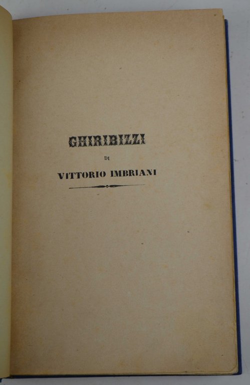 Ghiribizzi.