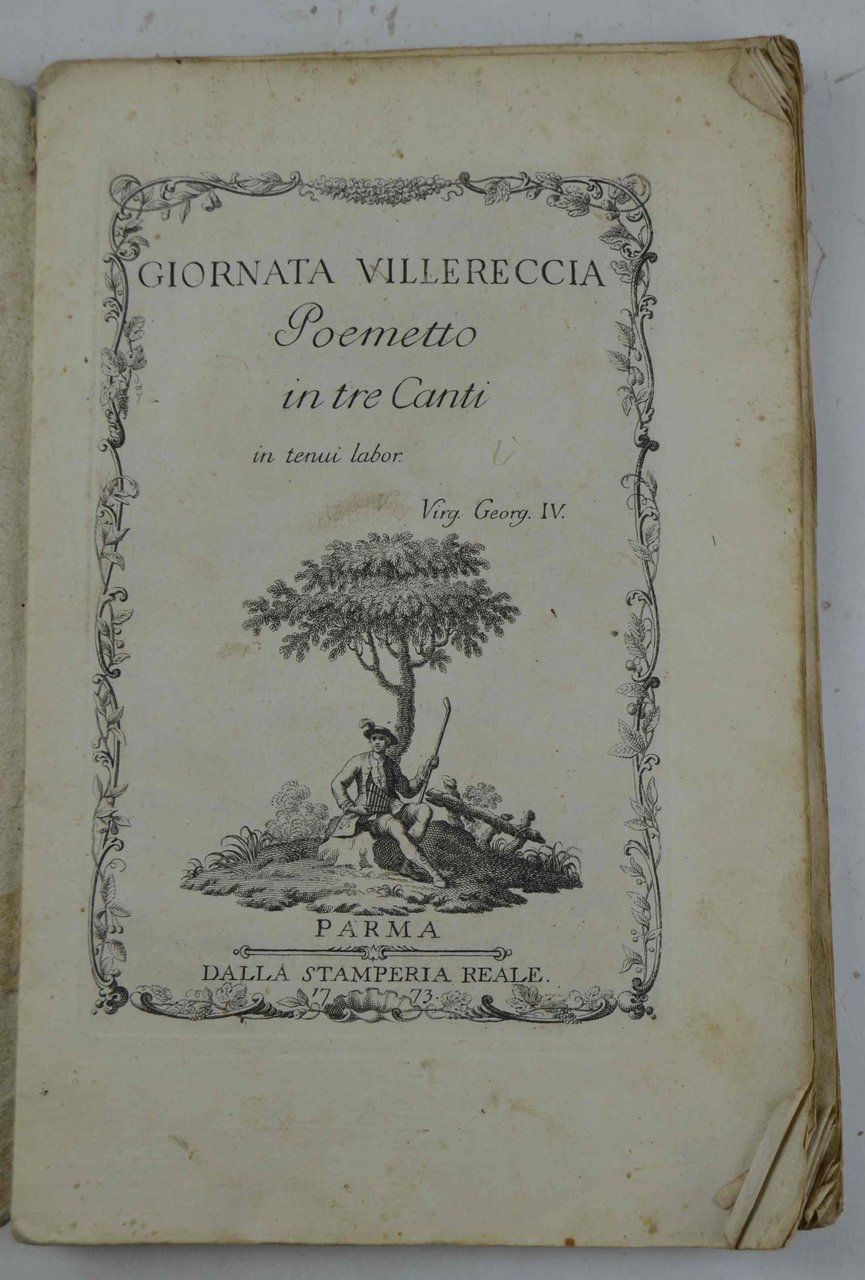 Giornata villereccia. Poemetto in tre canti.