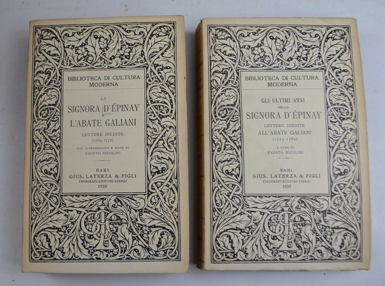 Gli ultimi anni della Signora D'Epinay. Lettere inedite… (1769-1771 e …
