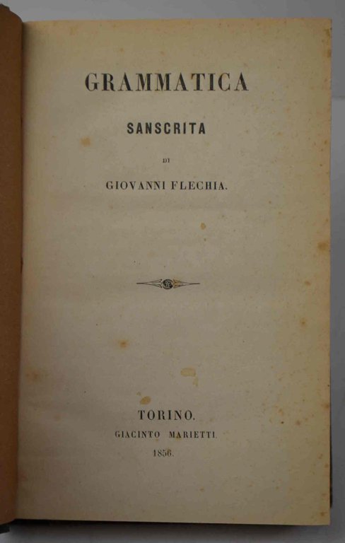 Grammatica sanscrita...