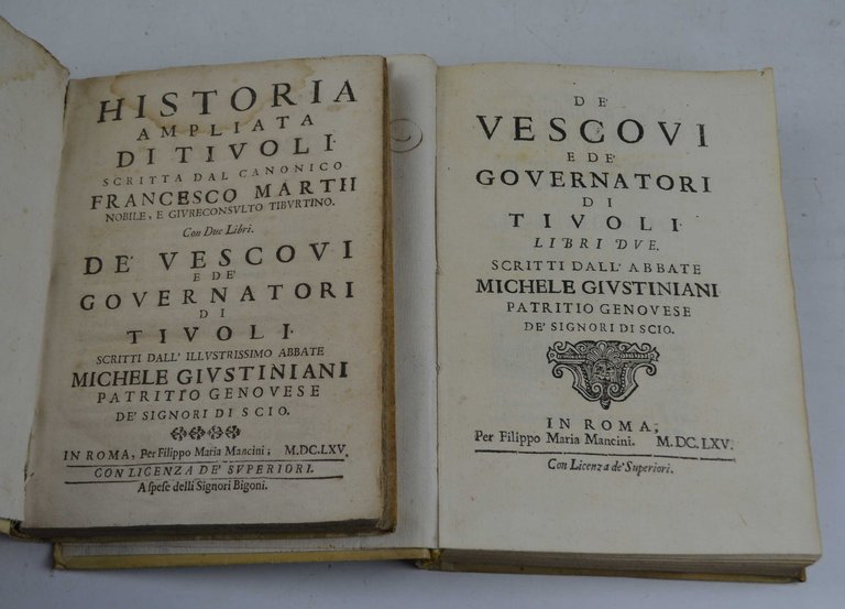 Historia ampliata di Tivoli… - De' Vescovi e de' Governatori …