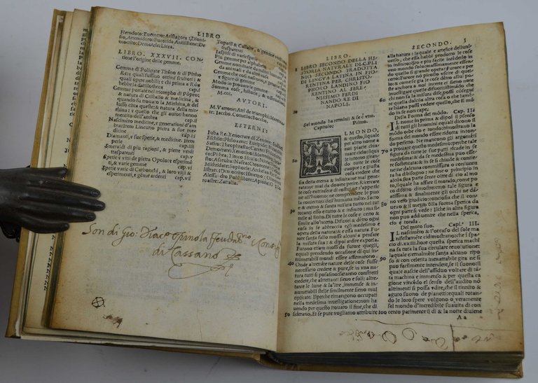 Historia naturale… secondo di Latino in volgare tradotta per Christophoro …