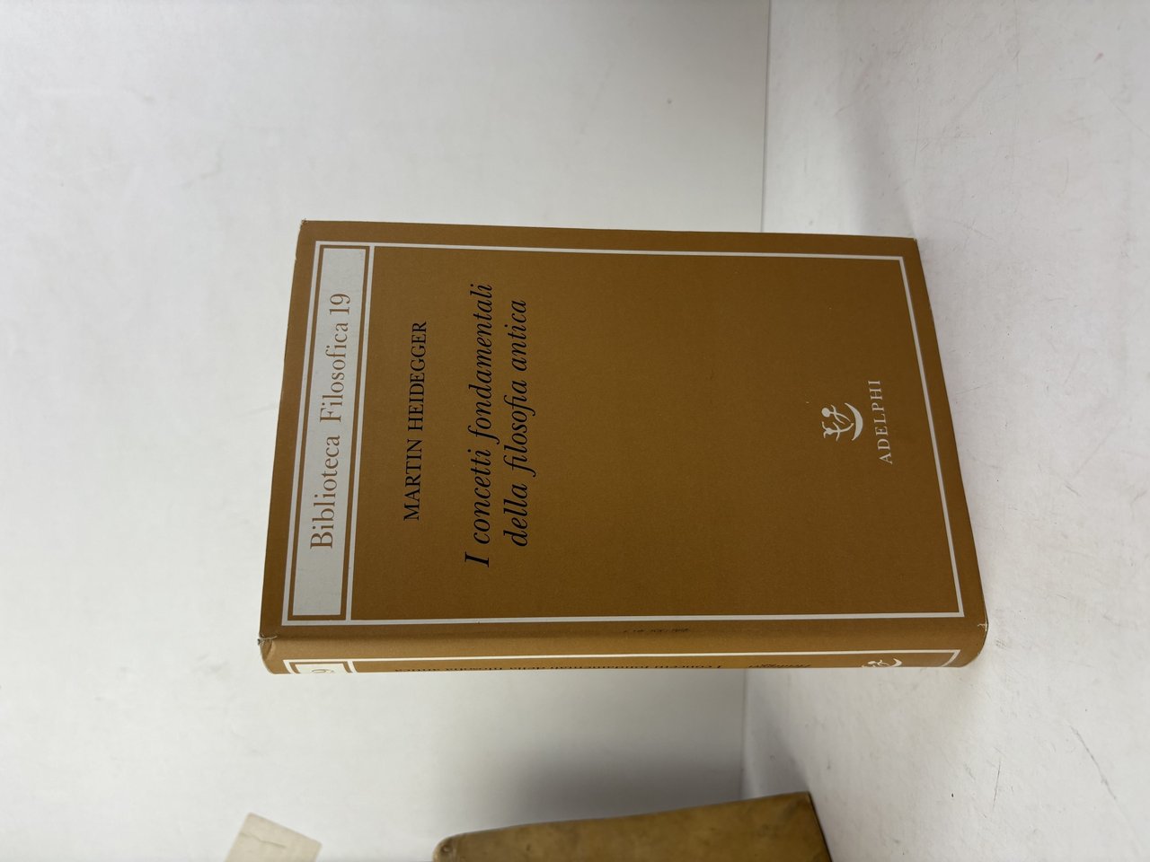I concetti fondamentali della filosofia antica.