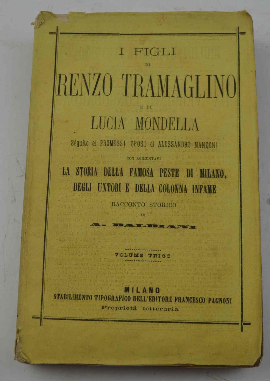 I Figli di Renzo Tramaglino e di Lucia Mondella: seguito … | Immagine principale