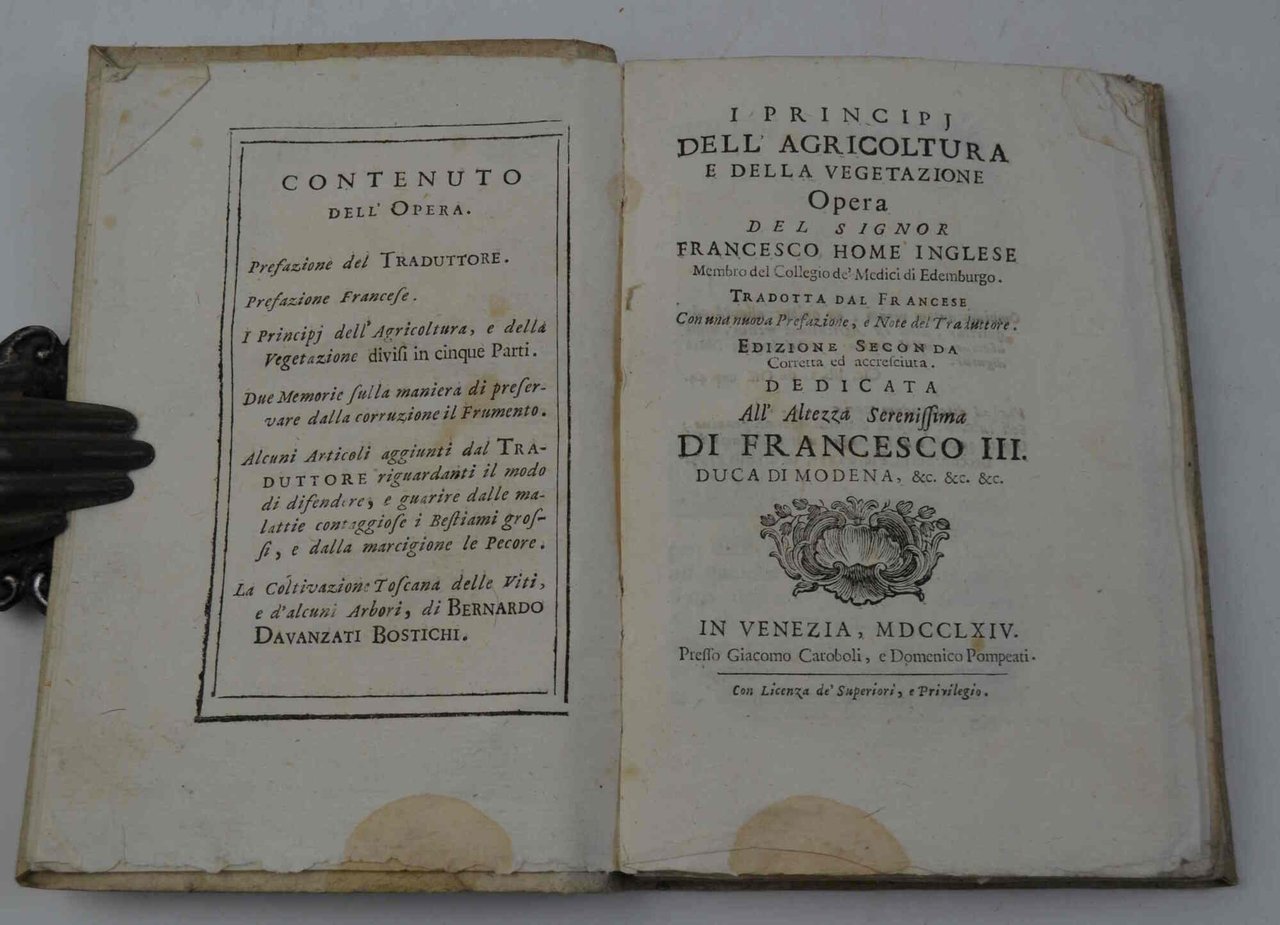 I principj dell'agricoltura e della vegetazione... Tradotta dal francese Con …