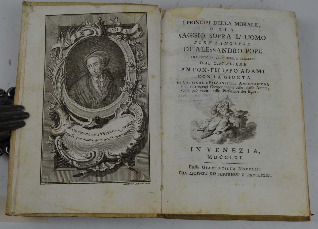 I Principj della Morale, o sia Saggio sopra l'Uomo. Poema …