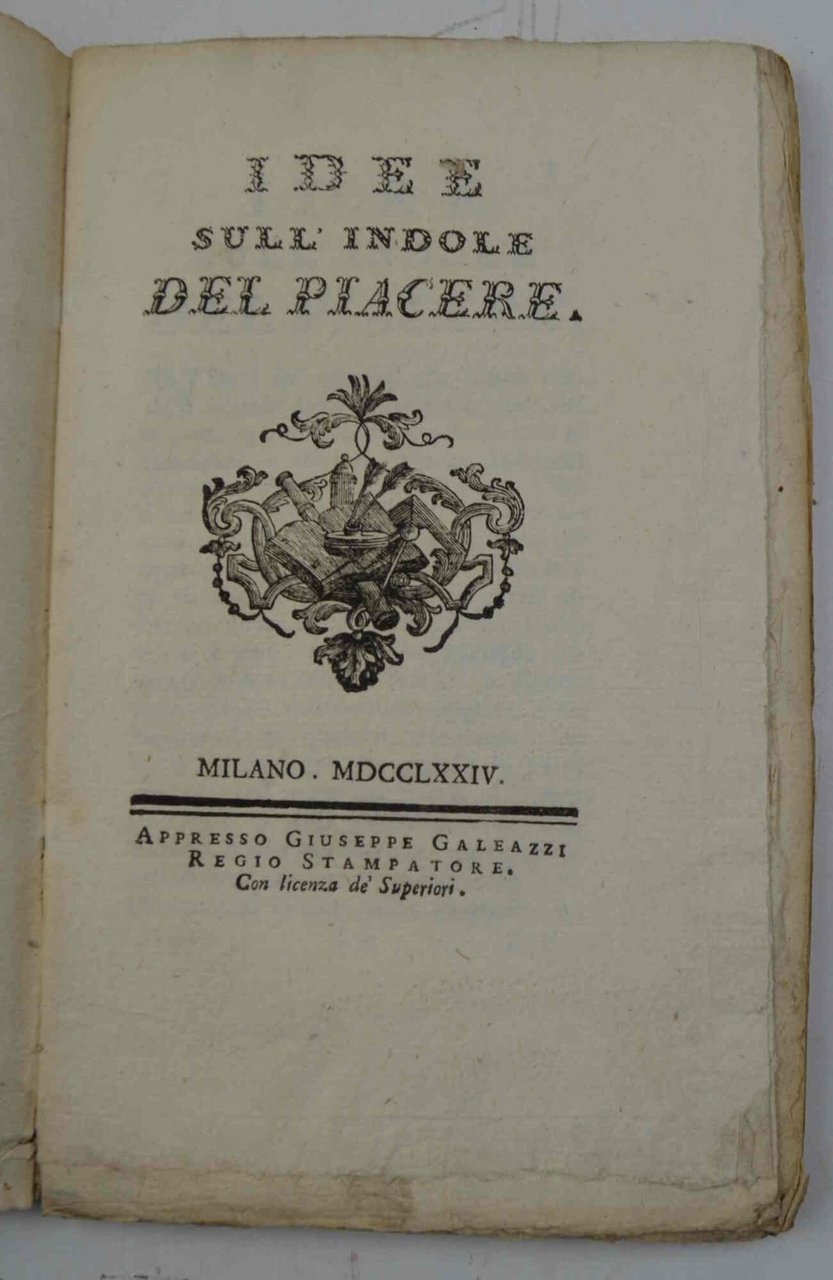 Idee sull'indole del piacere. | Immagine principale