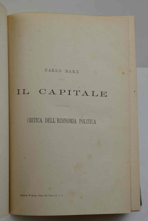 Il capitale.