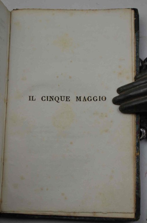Il Conte di Carmagnola. Adelchi. Il cinque maggio. | Immagine Gallery 2