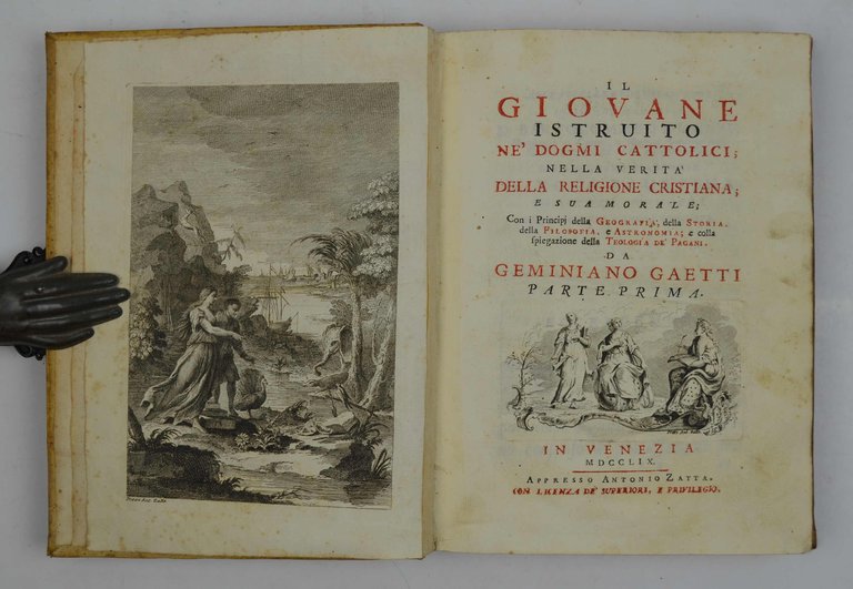 Il giovane istruito ne' dogmi cattolici; nella verità della religione …