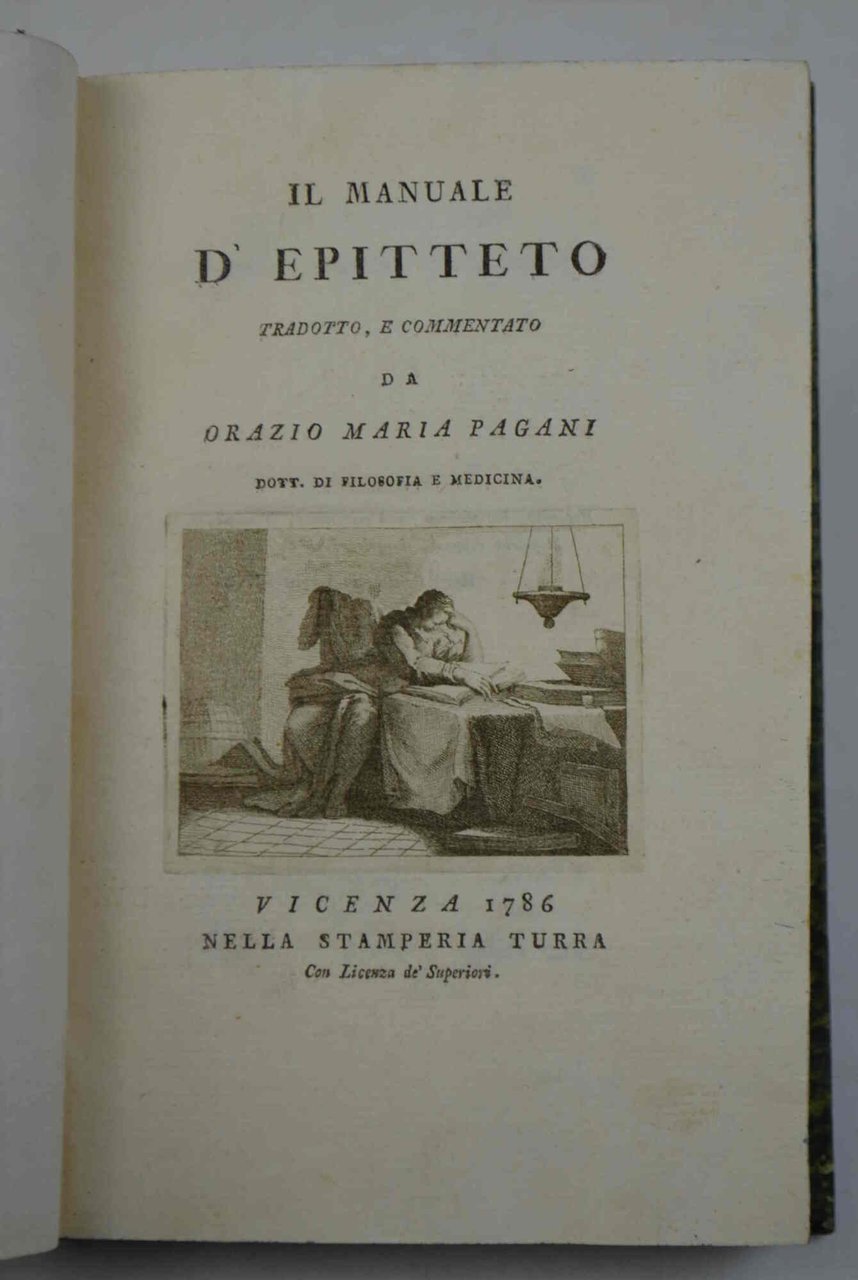 Il Manuale d'Epitteto tradotto e commentato da Orazio Maria Pagani...