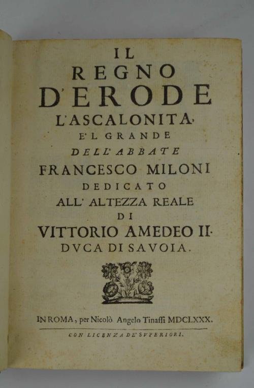 Il Regno d'Erode l'Ascalonita e'l Grande…