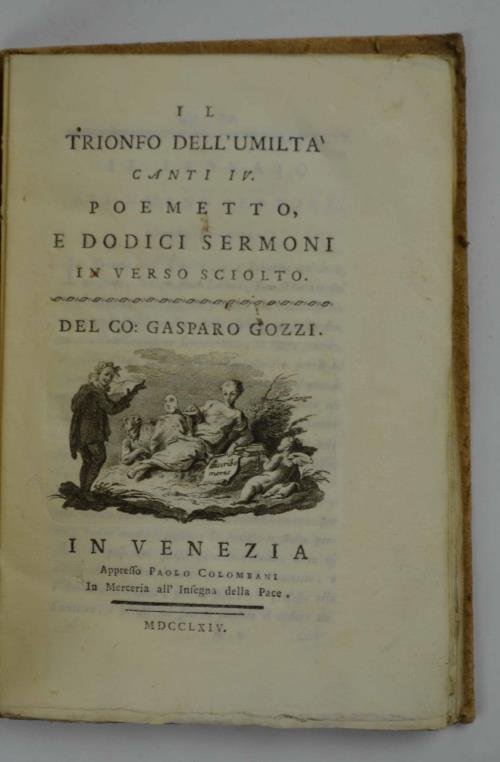Il trionfo dell'umiltà canti IV, poemetto. E dodici sermoni in …