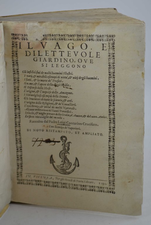 Il vago, e dilettevole giardino, Ove si leggono gli infelici … | Immagine Gallery 4