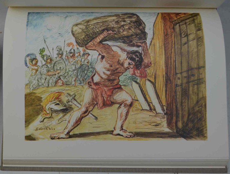 Iliade episodi scelti e tradotti da Salvatore Quasimodo con 26 tavole di Giorgio de Chirico Nardini.