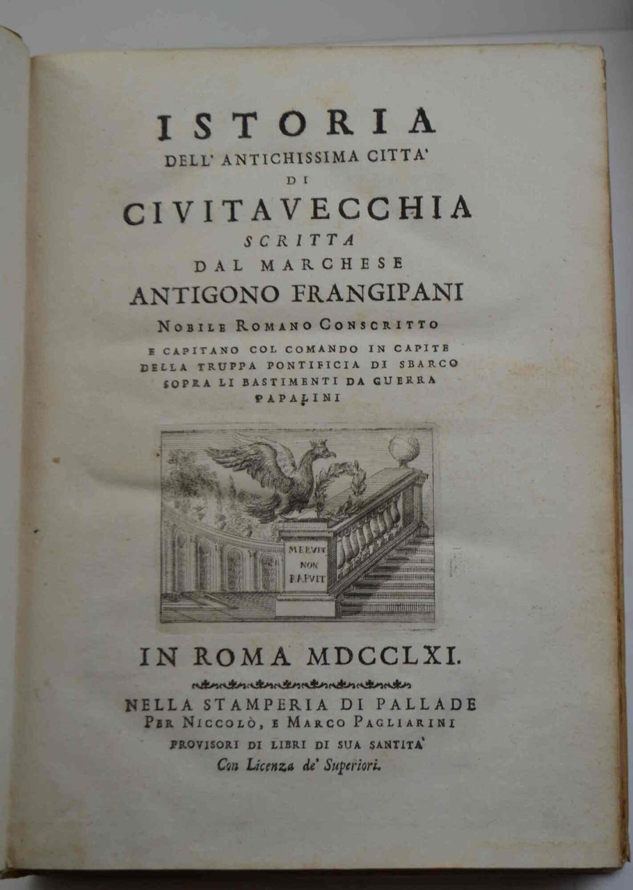 Istoria dell'antichissima città di Civitavecchia...