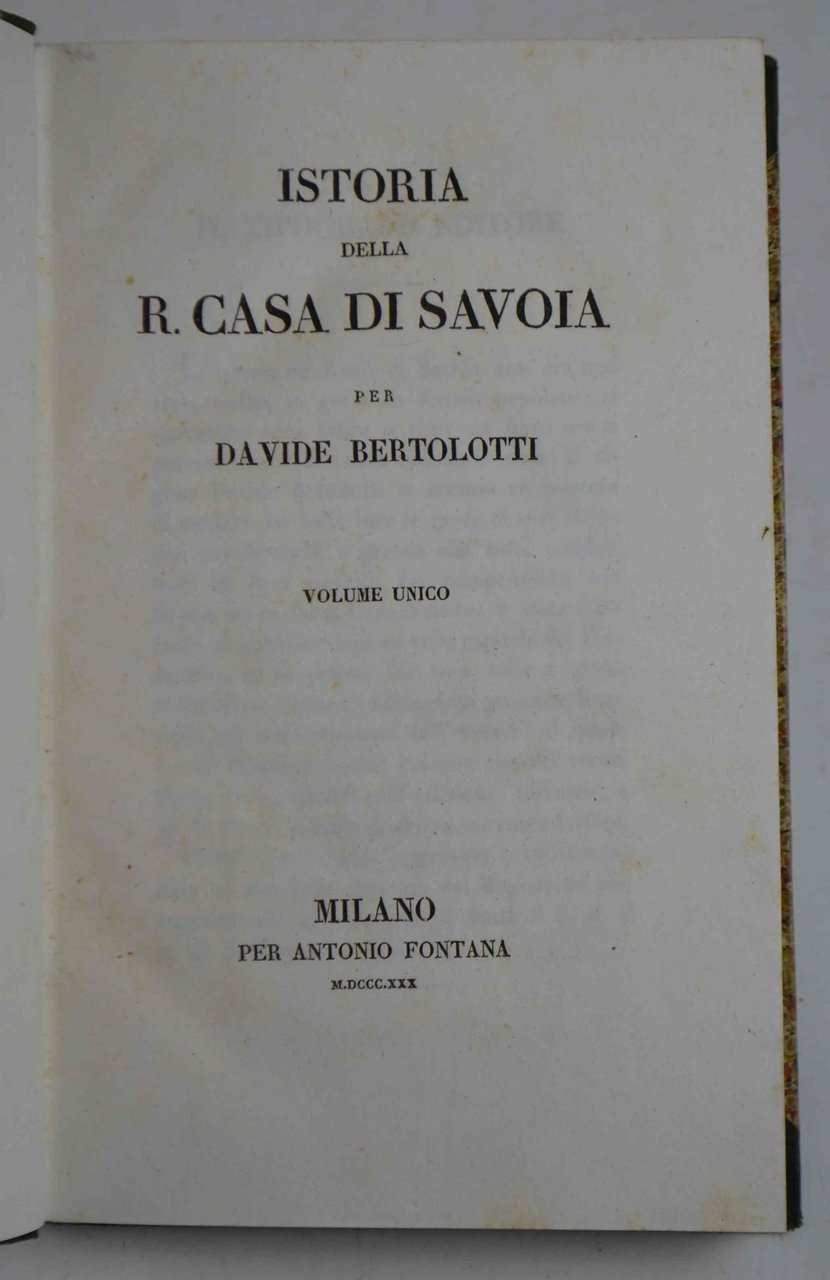 Istoria della R. Casa di Savoia...