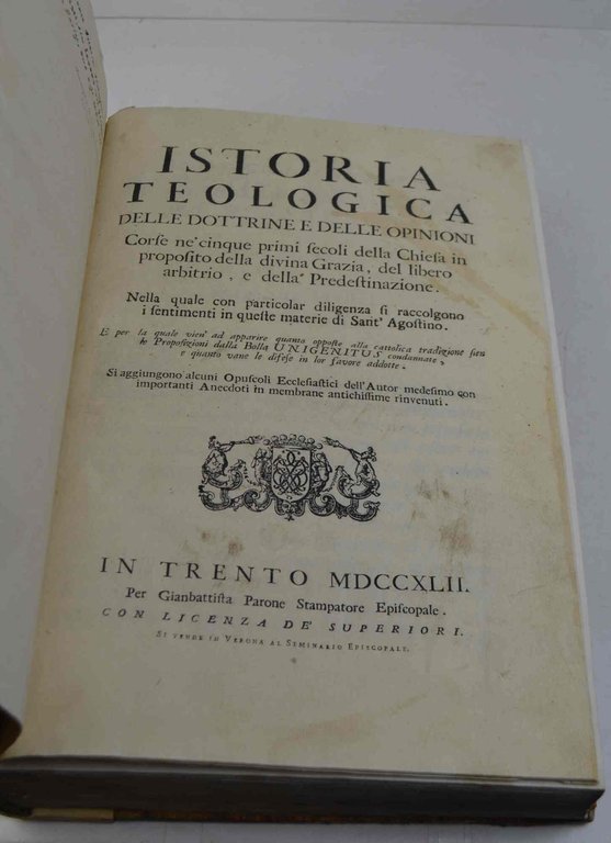 Istoria teologica delle dottrine e delle opinioni Corse ne' cinque … | Immagine Gallery 2