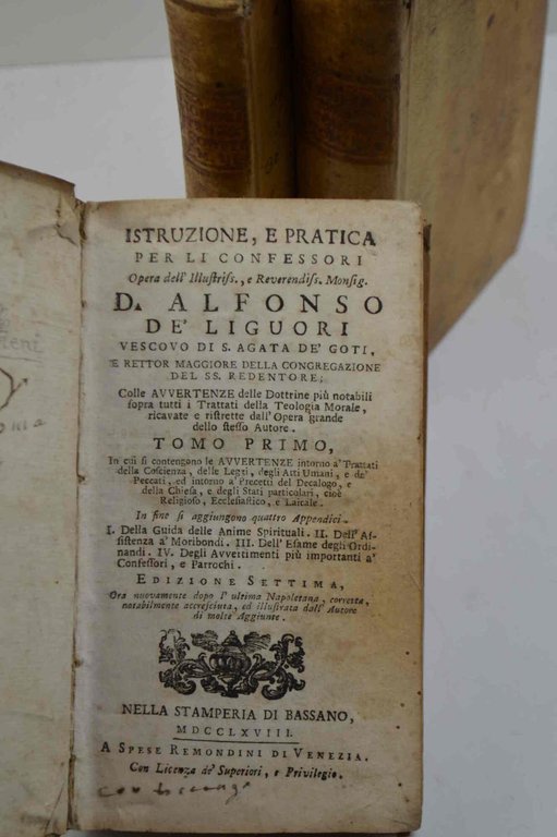 Istruzione, e pratica per li confessori...